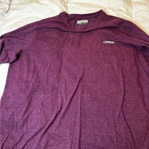 Magellan Outdoors Heather Plum Short Sleeve Tee
